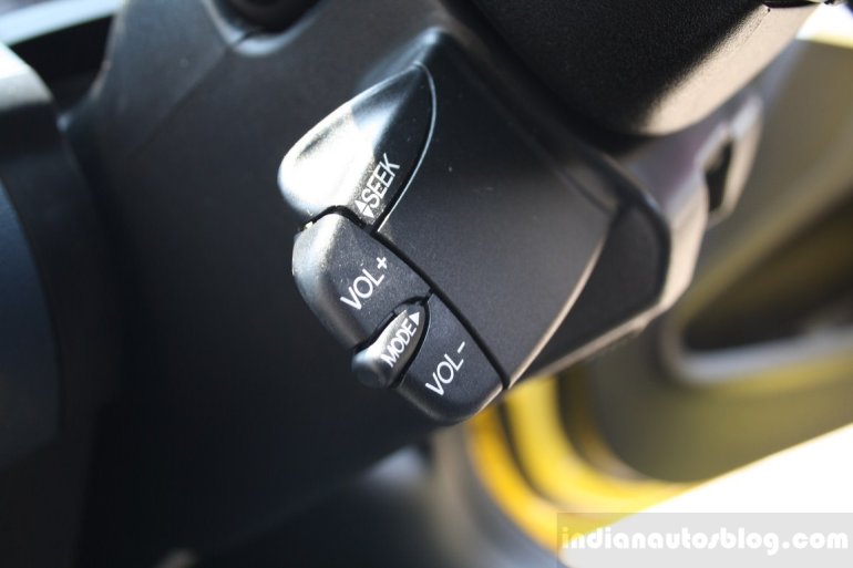 Ford Figo facelift steering column mounted controls