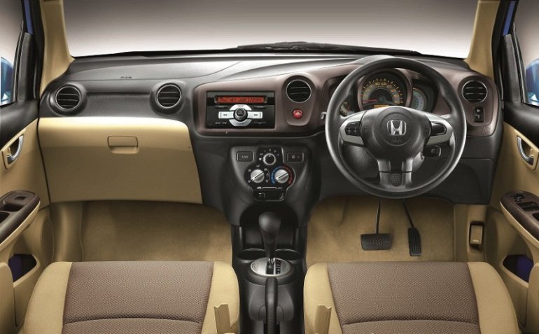 Honda Brio AT dashboard