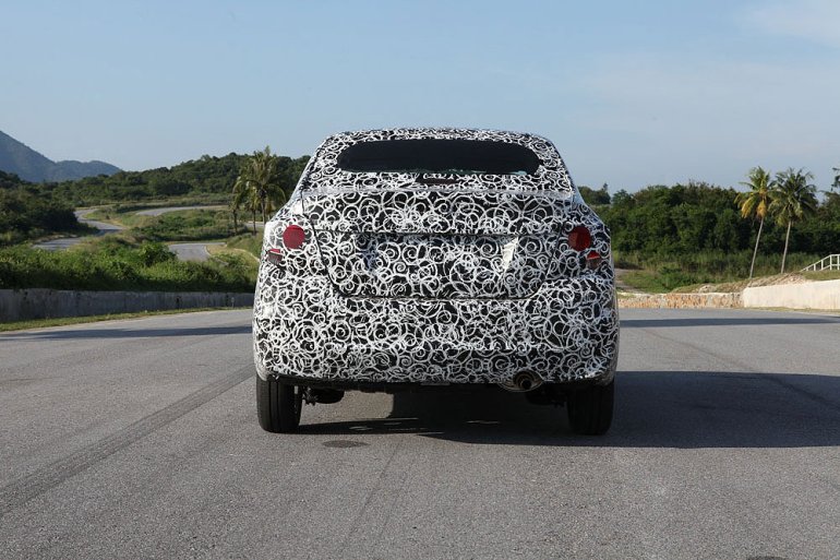 Honda Brio sedan rear view