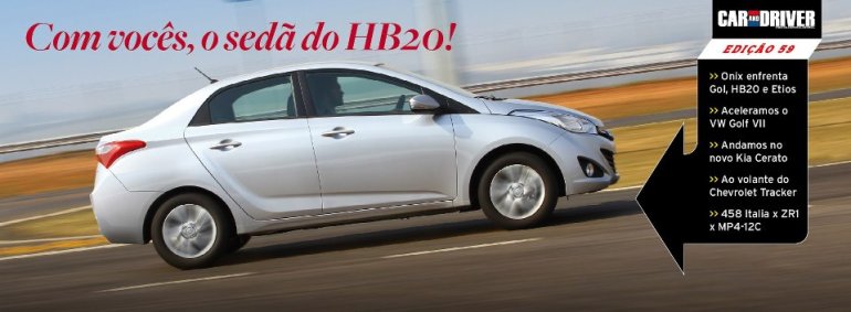 Hyundai HB20 sedan side view rendering