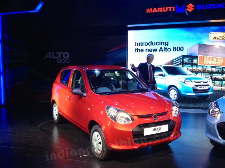 Maruti Alto 800 with Mr Shinzo Nakanishi