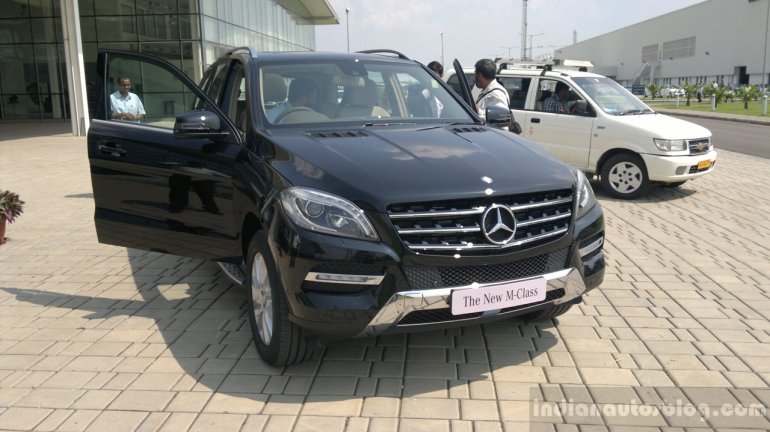 Mercedes M-Class ML 250 CDI at the Chakan plant