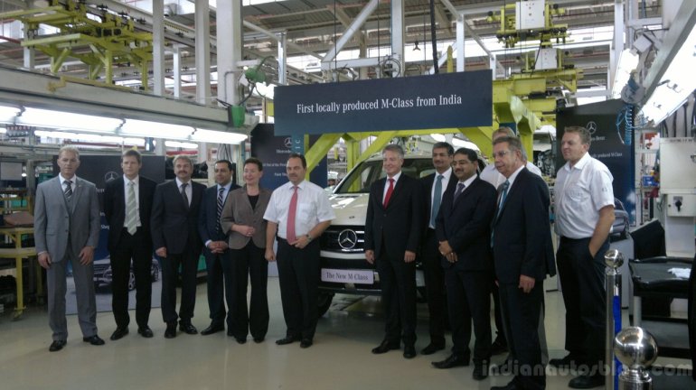 Mercedes ML250 CDI start of production in India
