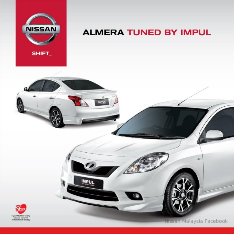 Nissan Sunny Impul Bodykit Malaysia front view