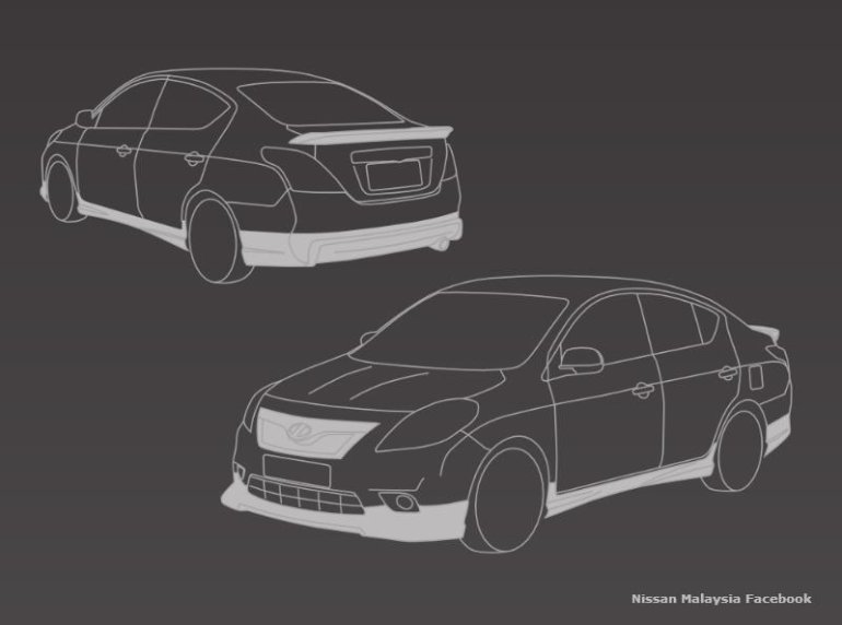 Nissan Sunny Impul Bodykit Malaysia additions on the bodywork
