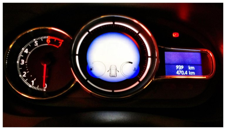 Renault Fluence facelift binnacle