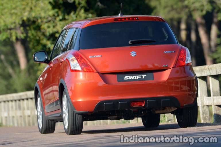 Suzuki Swift 4X4 Outdoor Edition rear three quarters