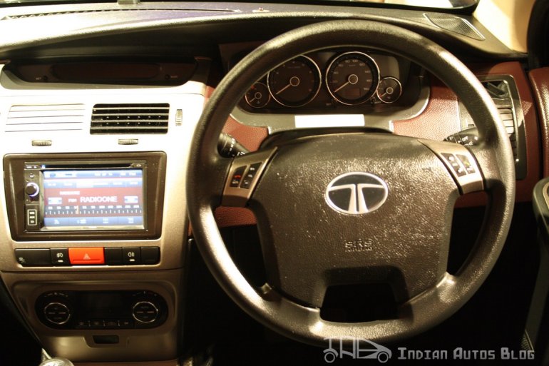 Tata Manza Club Class cockpit
