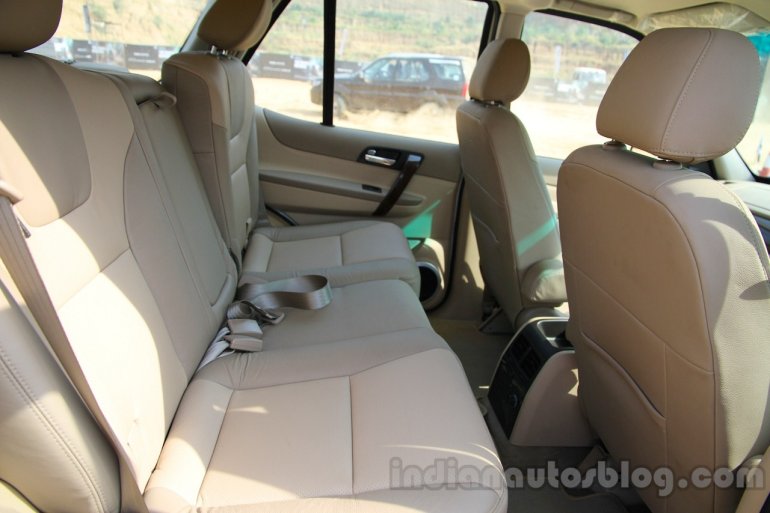 Tata Safari Storme second row comfort