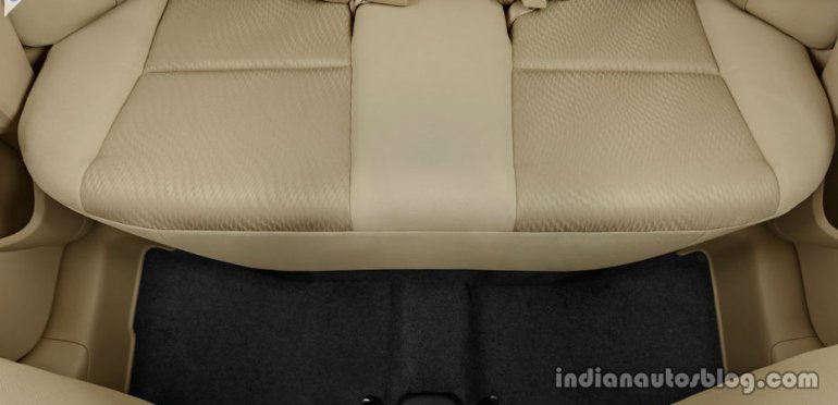 Honda Brio Amaze rear leg space