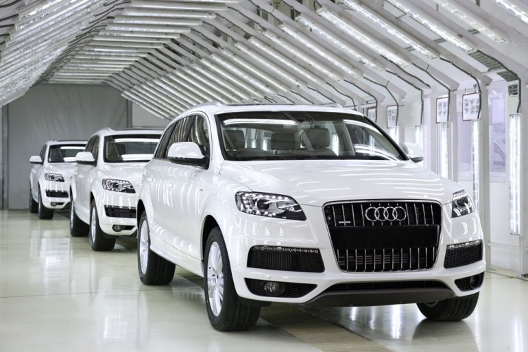 Audi Q7 CKD at Aurangabad