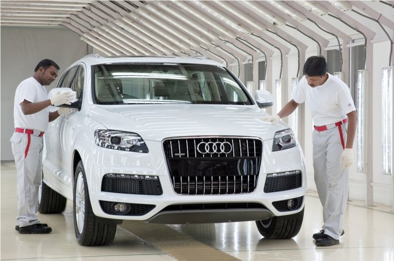 Audi Q7 assembly at Aurangabad