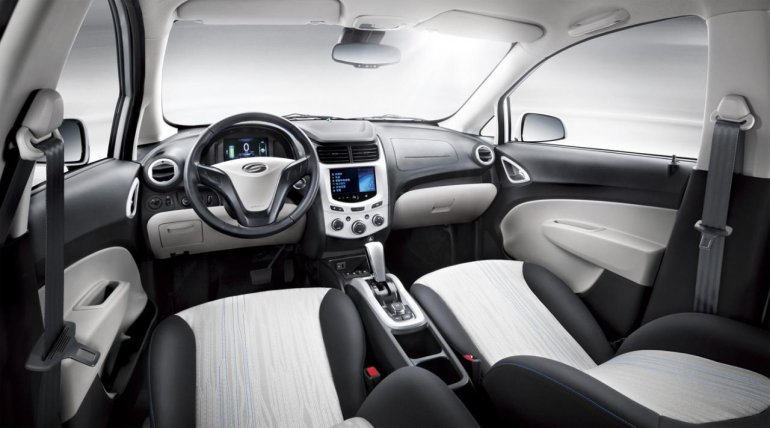 Shanghai-GM Sail Springo EV dashboard