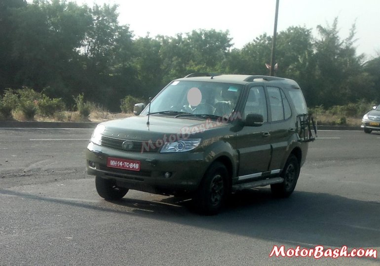 Tata Safari Storme Defense edition front