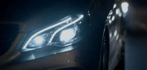 2013 Mercedes E Class cabrio headlamps 
