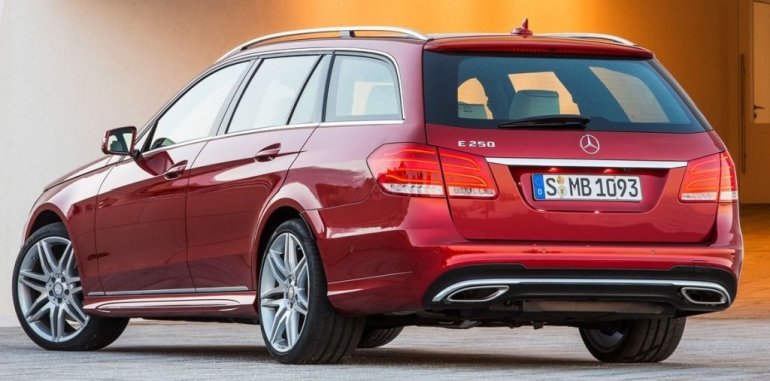 Mercedes Benz e class facelift estate rear