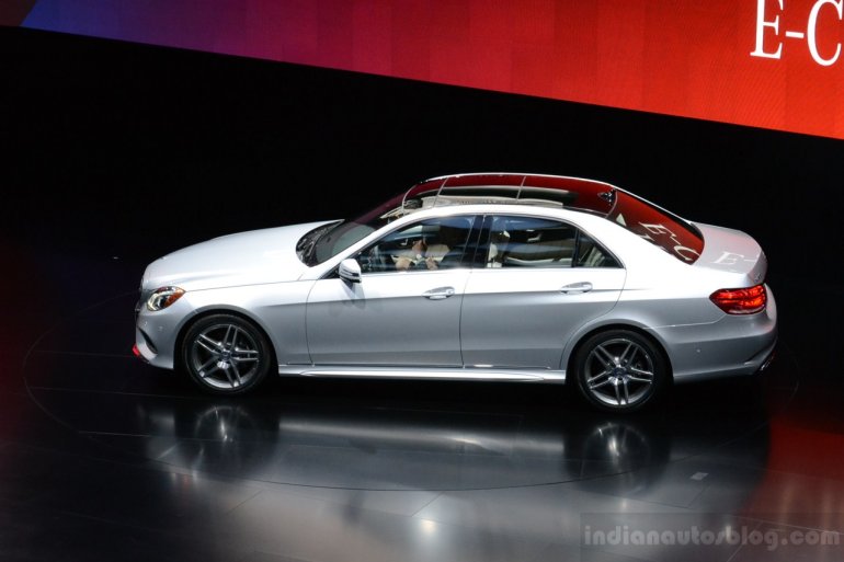 2014 Mercedes E Class from NAIAS 2013 side view