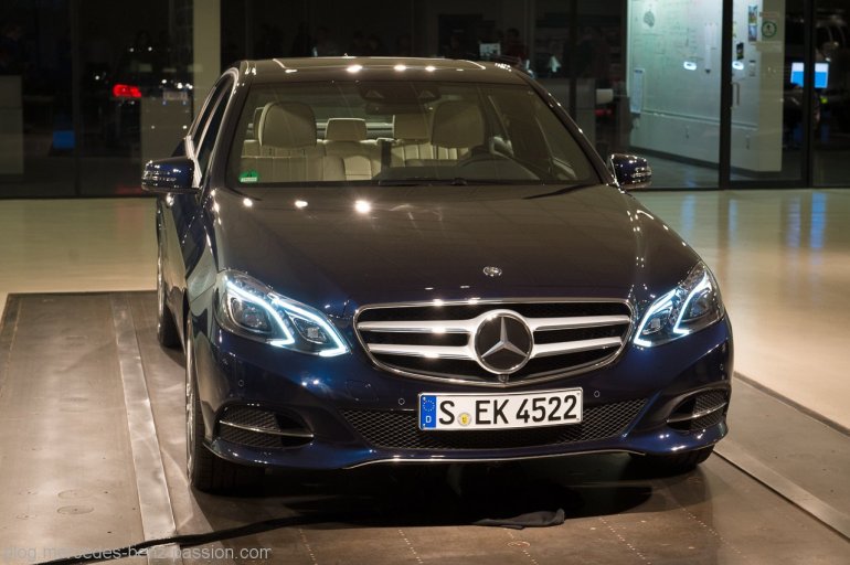 2014 Mercedes E Class private unveiling front end