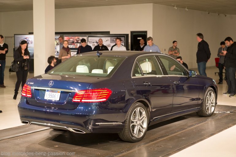 2014 Mercedes E Class private unveiling rear