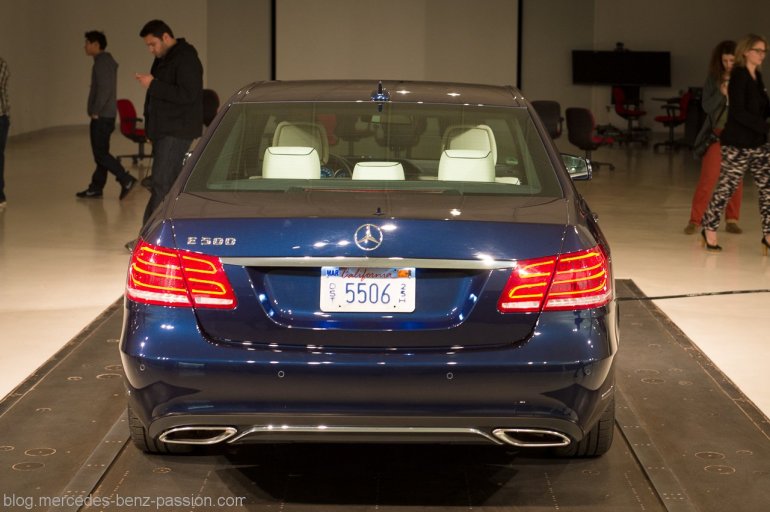 2014 Mercedes E Class private unveiling rear view