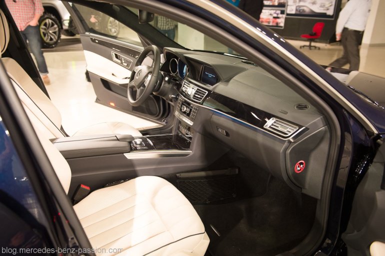 2014 Mercedes E Class private unveiling dashboard
