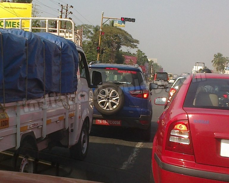 Ford EcoSport spotted testing in Cochin by Jishnu