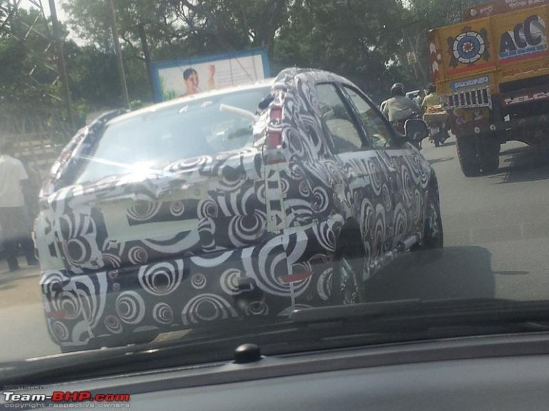 Mahindra Verito CS caught testing