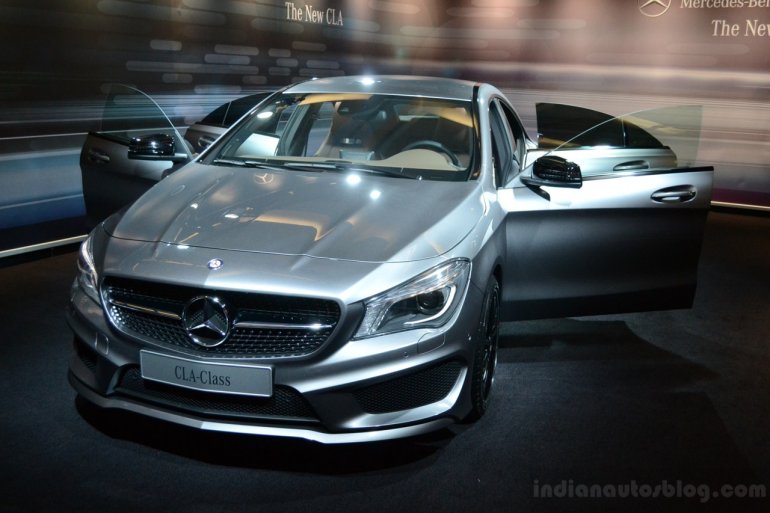 Mercedes CLA from NAIAS 2013 doors ajar