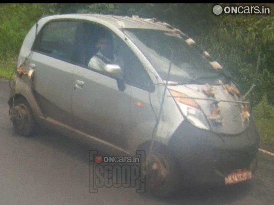 Tata Nano 800cc caught on test