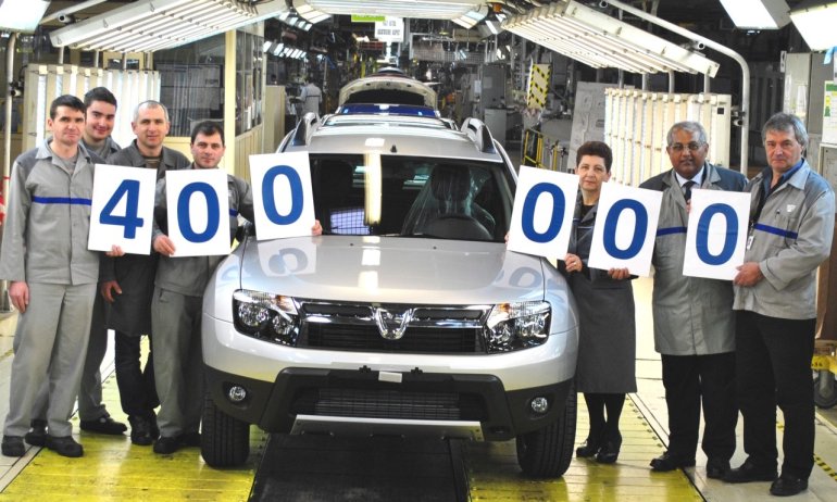 Dacia Duster 400000 Mioveni plant