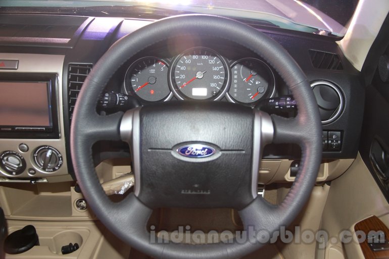 Ford Endeavour Alterrain Edition steering wheel