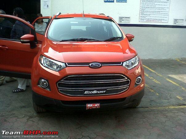 Ford EcoSport spotted in Mumbai workshop