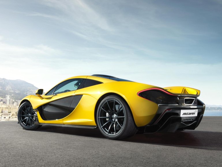 McLaren P1 rear three quarters