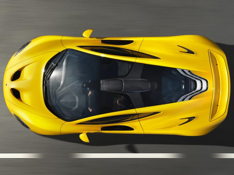 McLaren P1 top view