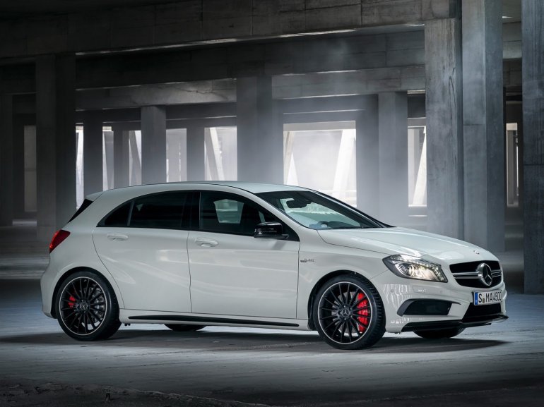 Mercedes A45 AMG side