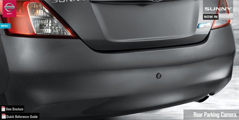 Nissan Sunny XV special edition rear parking sensors