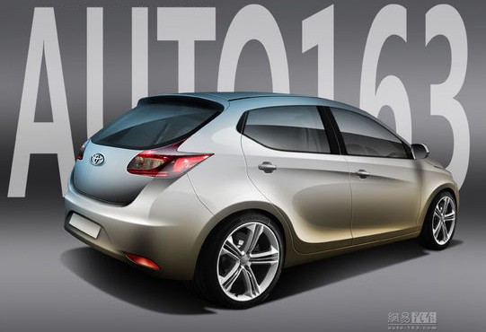 2014 Toyota Auris rendering rear