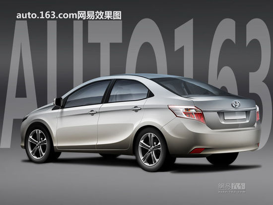 2014 Toyota Vios rendering rear