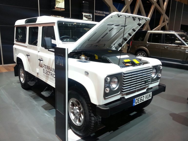 Geneva Live - Land Rover Electric Defender Research Vehicle