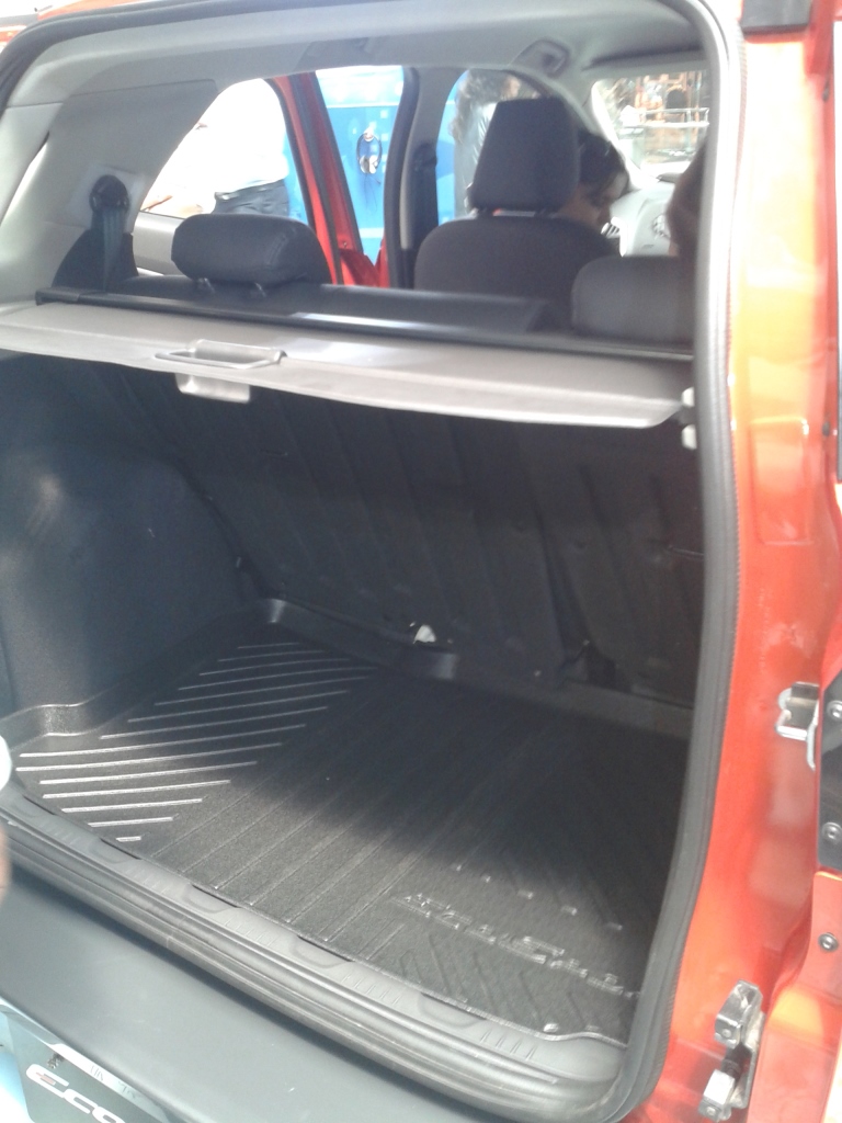 Ford EcoSport Infinity mall mumbai preview boot space
