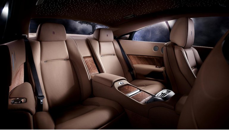 Rolls Royce Wraith rear seat