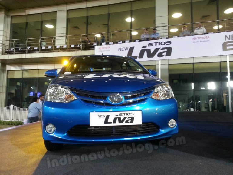 Toyota Etios Liva live images front view