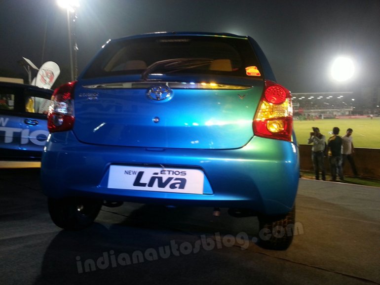 Toyota Etios Liva live images rear view