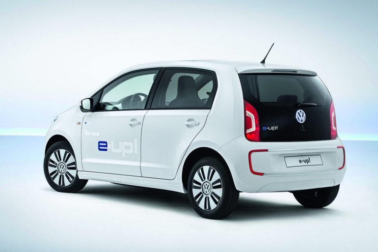 Volkswagen e-UP side