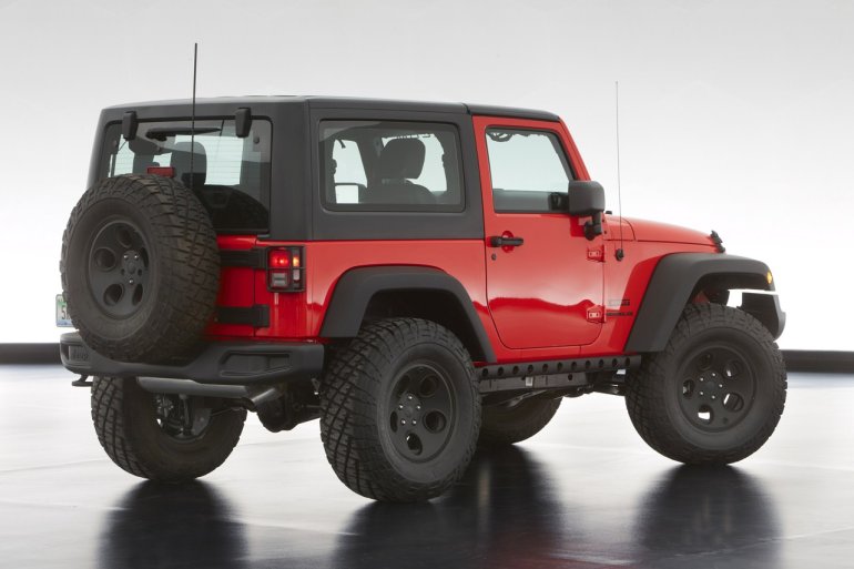 Jeep Wrangler slim rear