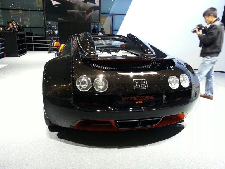 Bugatti Veyron Vitesse WRC auto shanghai live rear