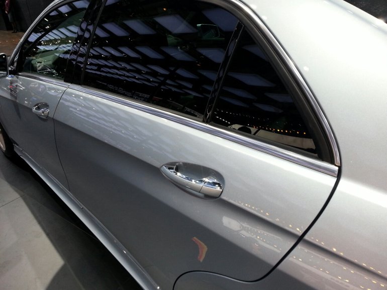 Mercedes Benz E LWB rear door the 2013 Auto Shanghai