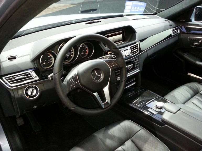 Mercedes Benz E LWB interior the 2013 Auto Shanghai