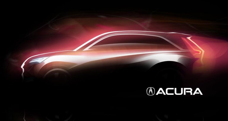 Acura concept Auto Shanghai 2013 teaser
