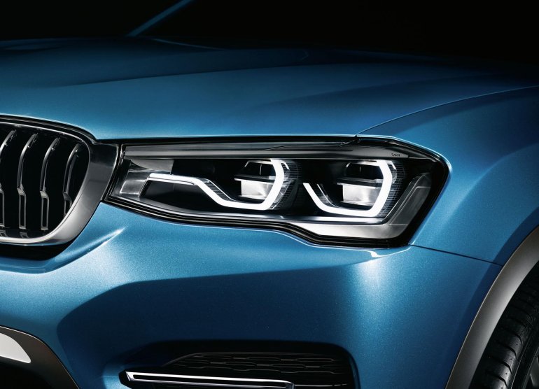 BMW Concept X4 headlight